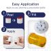 Under Cap Weekly Pill Organizer - Compact Medication Organizer 7 Chambers Fits Amber Bottle - 3 Per Pack (Size 20 Small - Buy Online on GoSupps.com