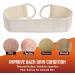 Exfoliating Loofah Back Scrubber for Shower and Bath - Dual-Sided Body Scrubber Belt- 63 cm - Buy Online on GoSupps.com