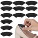 AIEX 6 Pairs Heel Grips Sponge Heel Protectors Heel Cushion Pads Kids Heel Grips Soft Heel Grips for Ladies Shoes Mens Shoes Kids Shoes(Black)