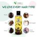 VoilaVe Organic Infused Hair Growth Oil | Natural Treatment for Weak, Dry & Damaged Hair - 100ml - Buy Online on GoSupps.com