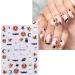 JMEOWIO 3D Embossed Halloween Nail Art Stickers Decals Self-Adhesive 5D Cute Star Ghost Nail Supplies Nail Art Design Decoration Accessories 4 Sheets - Buy Online on GoSupps.com