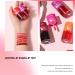 6Pcs Mini Fruit Juice Lip Stain Set - Korean Lip Gloss & Multi-Use Liquid Lipstick | Long Lasting Waterproof High Pigment Colors for Lips & Cheeks - Buy Online on GoSupps.com