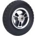 Wheelchair Wheel Hub 17.78Cm 7 Inch Wheels 7In Rehabilitation Tire Pu Alloy Wheels 47Mm 1.85In Replacement Wheels - Buy Online on GoSupps.com