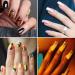 3PCS Ombre Nail Art Brushes Set with Diamond Handle for Gel Nails Rose Gold Gradient/Fan UV Polish Builder Painting Pen Kit - Buy Online on GoSupps.com