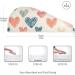 Buy Abstract Geometric Doodle Hearts Hair Towel 2 Pack | Super Absorbent Quick Dry Hair Turbans for Women & Girls - Buy Online on GoSupps.com