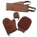 Lot de 4 gants de bronzage autobronzants floqu s doux r versibles sans soleil pour une application facile et uniforme sans traces la maison au salon en toute s curit