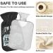 Naanle Ice Skull Heating Bottle - Transparent Hot Water Bottle for Pain Relief & Cold Therapy | 1L Handheld Heating Solution - Buy Online on GoSupps.com