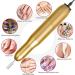 Professional Electric Nail Drill Set - 20000 RPM, Adjustable Speed, Portable Manicure Pedicure Kit with Drill Bits and Sanding Bands in Gold - Buy Online on GoSupps.com
