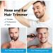 Nose Hair Trimmer for Men & Women | Rechargeable Painless Ear & Eyebrow Clippers | Dual Edge Blades Grooming Kit - Electric Beard & Body Care - Buy Online on GoSupps.com