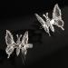 DEEKA 12 PCS 3D Moving Butterfly Hair Clips - Silver Butterfly Hair Accessories for Women and Girls - Buy Online on GoSupps.com