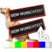 Personalized Large Red P24S K9 Dog Harness - 2 Pieces with Velcro Stickers for Medium & Large Dogs - Buy Online on GoSupps.com