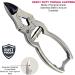 Toenail Clippers for Thick Ingrown Nails - Heavy Duty Surgical Stainless Steel Cutter for Men & Seniors | Krisp Beauty - Buy Online on GoSupps.com