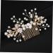 FRCOLOR Bridal Headwear Comb for bride bridal hair comb rhinestone bride wedding hair comb pearl floral pearl hair comb Rhinestone Comb manual Wedding Crystal Headpiece - Buy Online on GoSupps.com