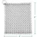 Stainless Steel Chainmail Cleaner for Cast Iron Pans - 8 x 6 - Ideal for Skillets, Pots, Woks, Dutch Ovens - Home and Camping Use - Buy Online on GoSupps.com