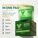 Velvente Matcha Toner Pads All-in-One Skin Pads for Dark Spots Redness Acne-Prone Anti-Aging Brightening & Exfoliating Rose PDRN Recovery & Refining Korean Skincare All Skin Types 100 Pads - Buy Online on GoSupps.com