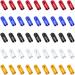 XIWENQUKU 45 Pcs Dart Flight Wing Savers Protectors Aluminum Alloy Dart Wing Corrector Fixed 90 Degrees Professional Competition Dart Accessories (5 Colors)