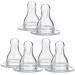 Dr. Brown s Natural Flow Level 4 Standard Nipple - 6 Nipples 6 Count (Pack of 1)
