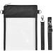 USPECLARE Clear Crossbody Purse | Stadium Approved Bag with Adjustable Strap in Clear Black - Buy Online on GoSupps.com