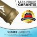 Buy Gold Protein Shaker 700ml - Leak-Proof BPA Free with Powder Compartment & Sieve | Perfect for BCAA Isolate & Whey Protein Shakes - Buy Online on GoSupps.com