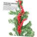 Zerodeko 3 pcs household Foam Christmas red fruit artificial Holiday Berries Crafts Accessories decorate red home decor holly christmas berry spray branch christmas tree Red 40X5CM - Buy Online on GoSupps.com