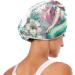 Super Absorbent Mermaid Girl Hair Towel 2 Pack | Quick Dry Flower Design Turbans for Women & Girls - Buy Online on GoSupps.com