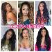 Faux Locs Crochet Hair 12 Inch 6 Packs - Boho Goddess Locs with Wavy Ends - Synthetic Crochet Braids for Women (1B) - Buy Online on GoSupps.com