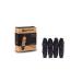 GEORDINARY Sustainable Bamboo Dental Floss with Activated Charcoal 4 x 30 m - Vegan Dental Floss with Mint Flavor - Refill Pack of Dental Floss