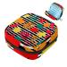 Javenproeqt 1 piece of women binding large women's bandages Organizer Reusable first period pocket for girls women women - 17 x 17 x 12 cm/lemon green pattern multicolored multicolored