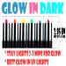 Ruha Apparel Glow in the Dark Lip Gloss & Lipstick - 6 Colors Neon UV & Blacklight - Perfect for Nightlife Clubbing & Costumes - Buy Online on GoSupps.com