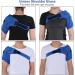 Heated Shoulder Support Brace Adjustable Heating Pad Wrap Four Point Compression Heating Shoulder Pad Wrap USB Electric Plug for Left Right Shoulder - Buy Online on GoSupps.com
