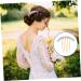 Didiseaon Hair Accessories Rhinestone Hair Clips for Women Rhinestone Clips for Hair Rhinestone Side Comb Hair Comb Clip Metal Hair Comb Vintage Decorate Imitation Pearls Bride - Buy Online on GoSupps.com