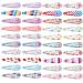 40 Pcs Girls Hair Clips No Slip Metal Snap Hair Clips Hair Barrettes Fashion HairPins Headwear Hair Accessories Pattern Hair Clips for Girls and Women (2.0 Inch Multi-colored) 2.0 Inch (Pack of 40) Multi-colored