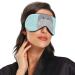 Cute Hippo Breathable Sleep Mask - Summer Cool Feeling Eye Cover for Rest - Elastic Contoured Blindfold for Men & Women | Ideal for Travel - Buy Online on GoSupps.com
