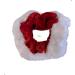 Pritties Accessories Christmas Red Velvet and White Fur Trim Hair Scrunchie Bobble Elastic Hair Band - Buy Online on GoSupps.com