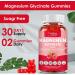 Magnesium Glycinate Gummies 500mg | Relaxation Calm Magnesium Gummies | Sugar-Free | Non-GMO | Gluten-Free | Vegan-Friendly for Adults & Kids (60 Raspberry Gummies) - Buy Online on GoSupps.com