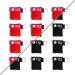 Beating mask key trailer DIN 13154 |red or black |Flexeo |CPR mask |Mouth to Mouth ventilation protection |Ventilation cloth |Resuscitation protection |First aid (24 pieces black) 24 pieces black