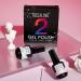 ROSALIND White Pink Gel Nail Polish Set 2PCS 15ML - Soak Off Solid Gel - Spring Summer Colors - DIY at Home - 0.5 Fl Oz (Pack of 2) - Buy Online on GoSupps.com