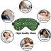 SSIMOO Green Polka Dots Eye Mask - Double-Sided Soft Light Blocking Enhances Sleep Quality - International Shipping - Buy Online on GoSupps.com