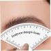 Outil de cartographie de r gle sourcil R gle cartographie sourcils r glable Guide dessin sourcil Microblading 4 pi ces pour un usage professionnel et domestique Pochoir d'outil - Buy Online on GoSupps.com