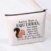 Advice from a Squirrel Makeup Bag - Perfect Gift for Squirrel and Nature Lovers - Buy Online on GoSupps.com