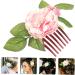 Didiseaon decorate bride hair accessories European fashion flower head fabric the flowers flower hair clips for women vacation side hair comb hair combs for women hair comb flowers for hair - Buy Online on GoSupps.com