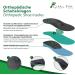 Green Feet Orthopedic Insoles - 5mm Shoe Inserts for Flat Feet Heel Spurs & Arch Support | EU Size 45/46 - Buy Online on GoSupps.com