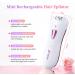 Facial Epilators for Women Facial Hair Remover with LED Light Mini Rechargeable Face Epilator Including Eyebrow Trimmer for Facial Armpit Bikini and Leg - Buy Online on GoSupps.com