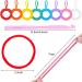 384 Piece Loom Potholder Loops Weaving Craft Kit | 8 Colors, 4 Crochet Hooks | DIY Crafts Supplies | Compatible with 7 Inch Loom - Buy Online on GoSupps.com