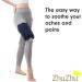 Zhu-Zhu Microwavable Knee & Leg Pad | Navy Fleece Wheat Bag for Pain Relief - Buy Online on GoSupps.com
