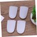 Healvian High Heel Protectors 2 Pairs - Silicone Gel Toe Caps for Big Toe Protection - Breathable Toe Covers to Reduce Friction - Size 2, White - Buy Online on GoSupps.com