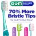 GUM Technique Daily Clean Toothbrush with Quad-Grip Handle & Stay Clean Cap Compact Head & Soft Bristles 3 Toothbrushes Multicoloured Daily Clean 1 count (Pack of 3) - Buy Online on GoSupps.com