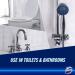 Domestos Power Foam Toilet and Bathroom Surface Cleaner Bleach-Free Upside Down Limescale Remover Multi-Purpose Spray with Fresh Bio-Degradable Fragrance 450ml (Arctic Fresh Pack of 4) Arctic Fresh Pack of 4 - Buy Online on GoSupps.com