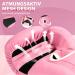 Fiving Pro Style Women's Boxing Gloves - 10oz Pink PU Leather | Ideal for Training Muay Thai Sparring & Punching Bag Workouts - Buy Online on GoSupps.com