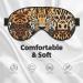 Shop Adjustable Leopard Sleep Mask | Breathable & Fashionable Eye Mask for Ultimate Comfort - International Shipping Available - Buy Online on GoSupps.com